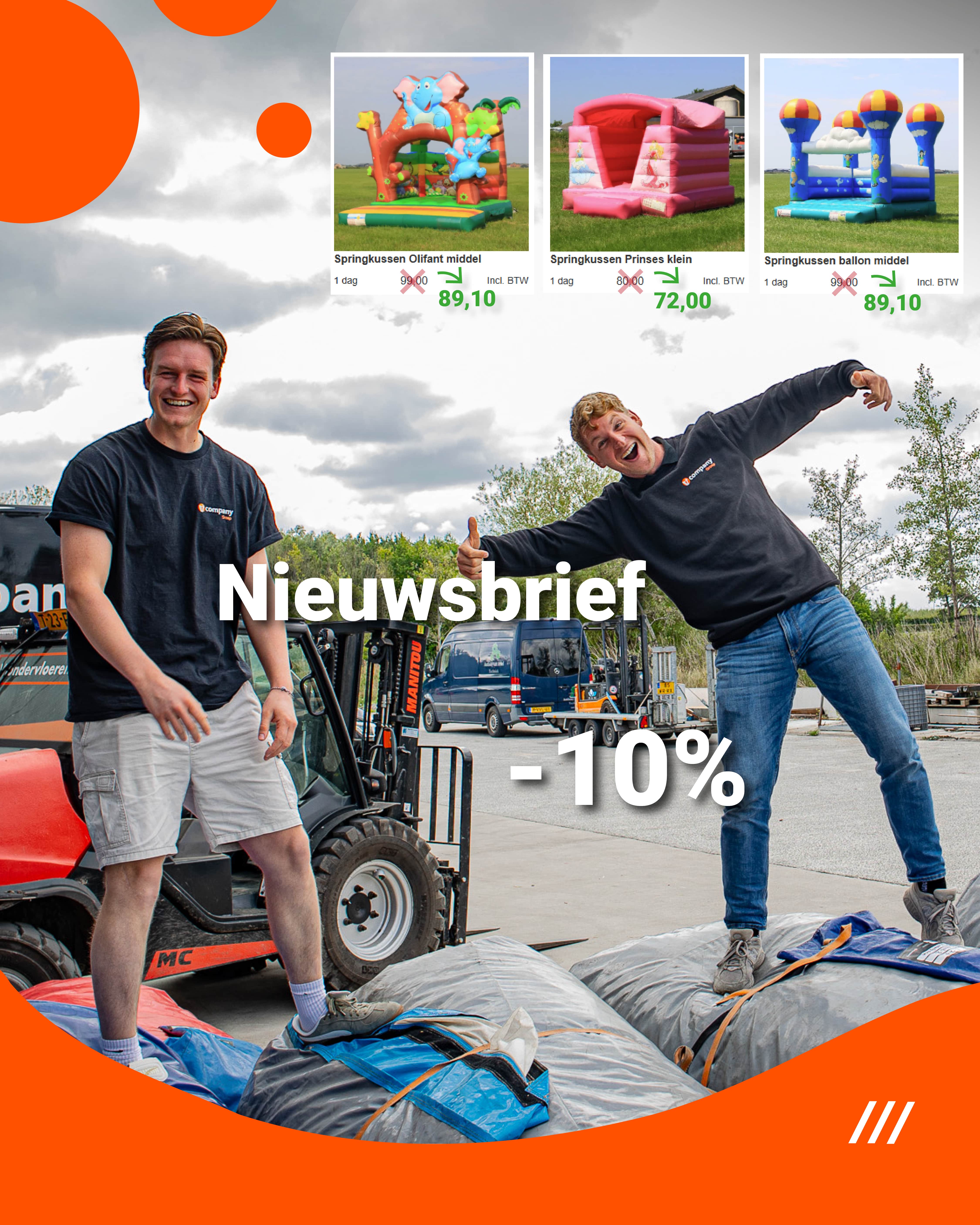 Goed nieuws: de Vcompany Verhuur nieuwsbrief is live!